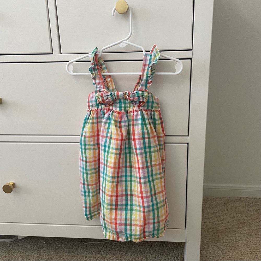 Ruffle Butts Multicolor Plaid Sundress